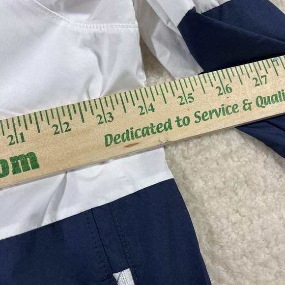 Nike Full Zip Track Jacket Mens XL Navy White Panthers Logo Zipper Pockets - Picture 10 of 12